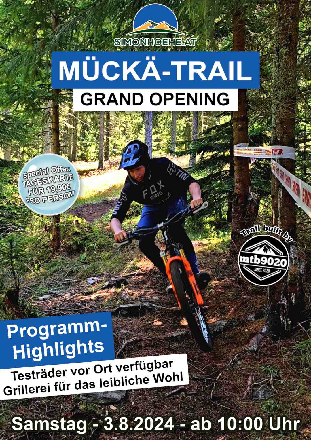 Eröffnungsevent zum neuen Mückä-Trail