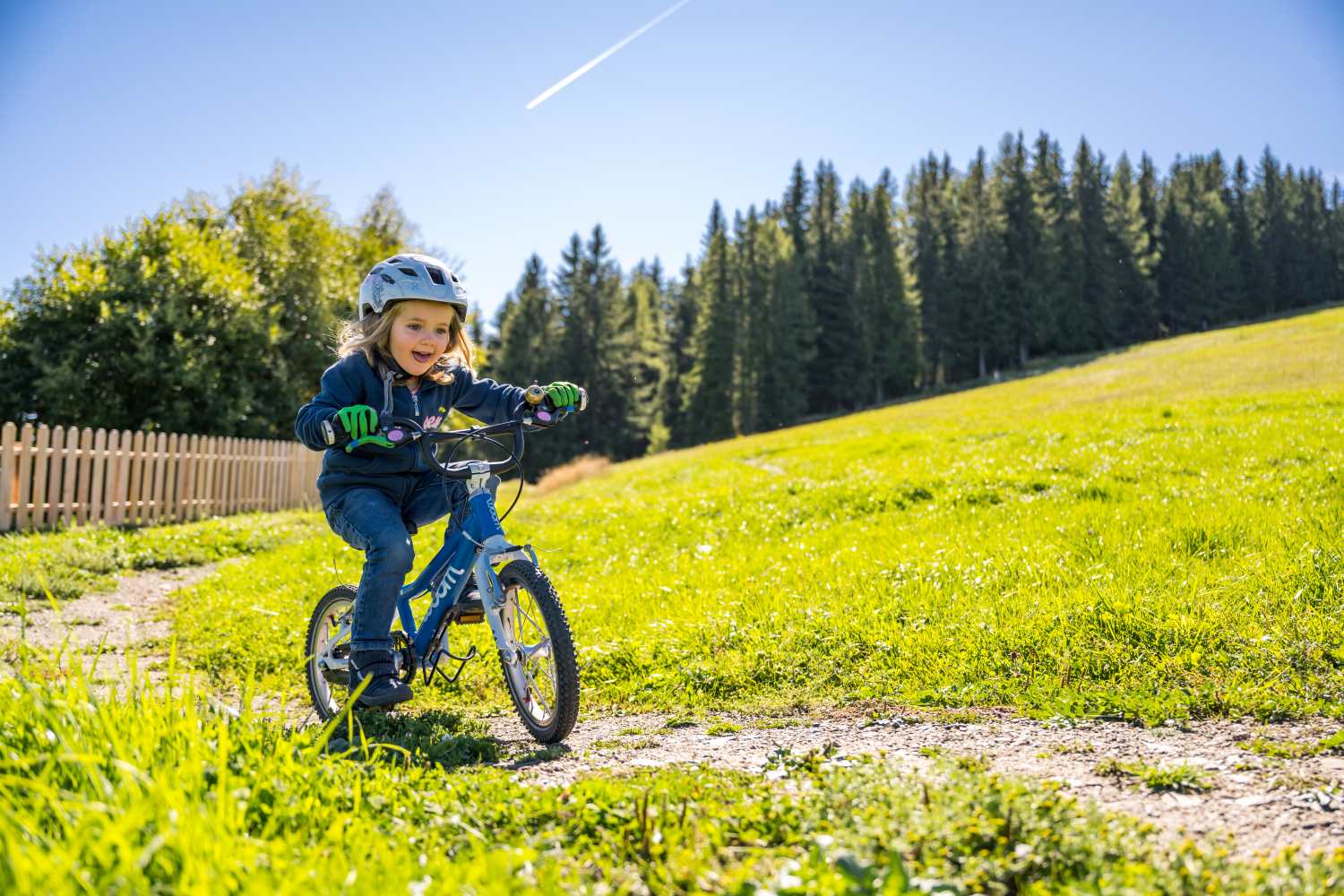 MTB-Übungsareal für Kinder im Bikepark Simonhöhe