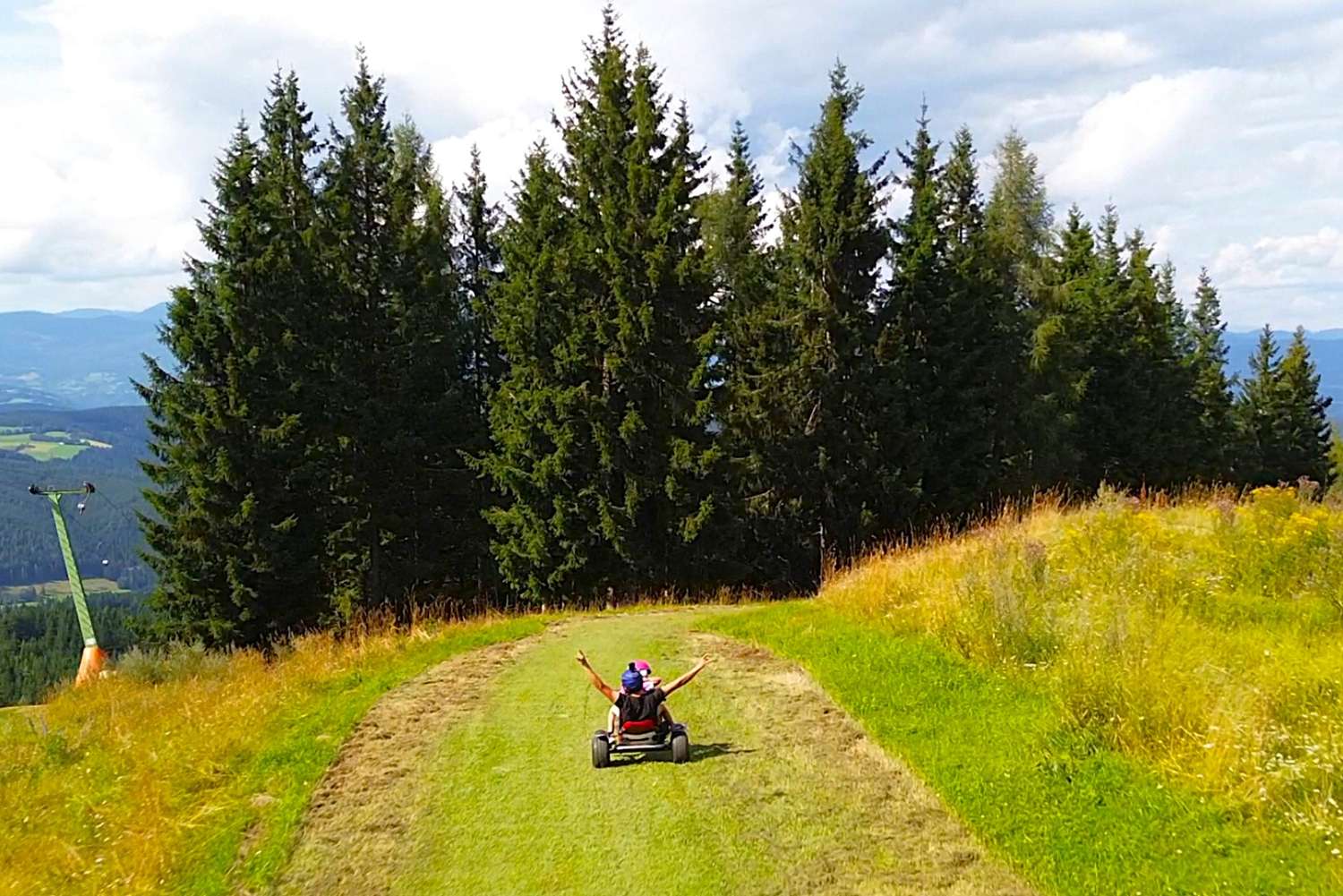 Mountaincarts, die Attraktion für Kinder und Familien in Kärnten