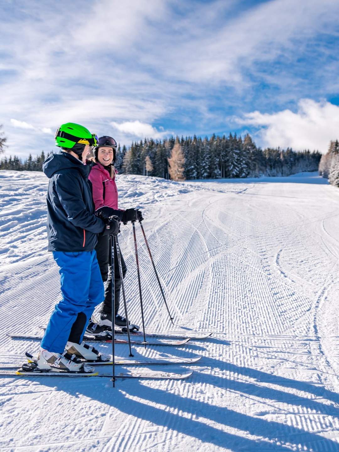 Skifahren auf der Simonhöhe in Kärnten