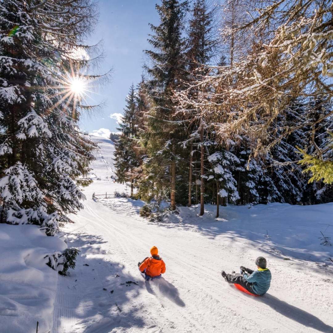 Naturschnee-Skipiste auf der Simonhöhe